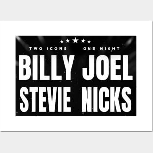 Billy Joel and stevie nicks Posters and Art